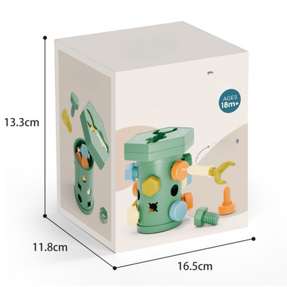 Montessori skruvar leksaksset