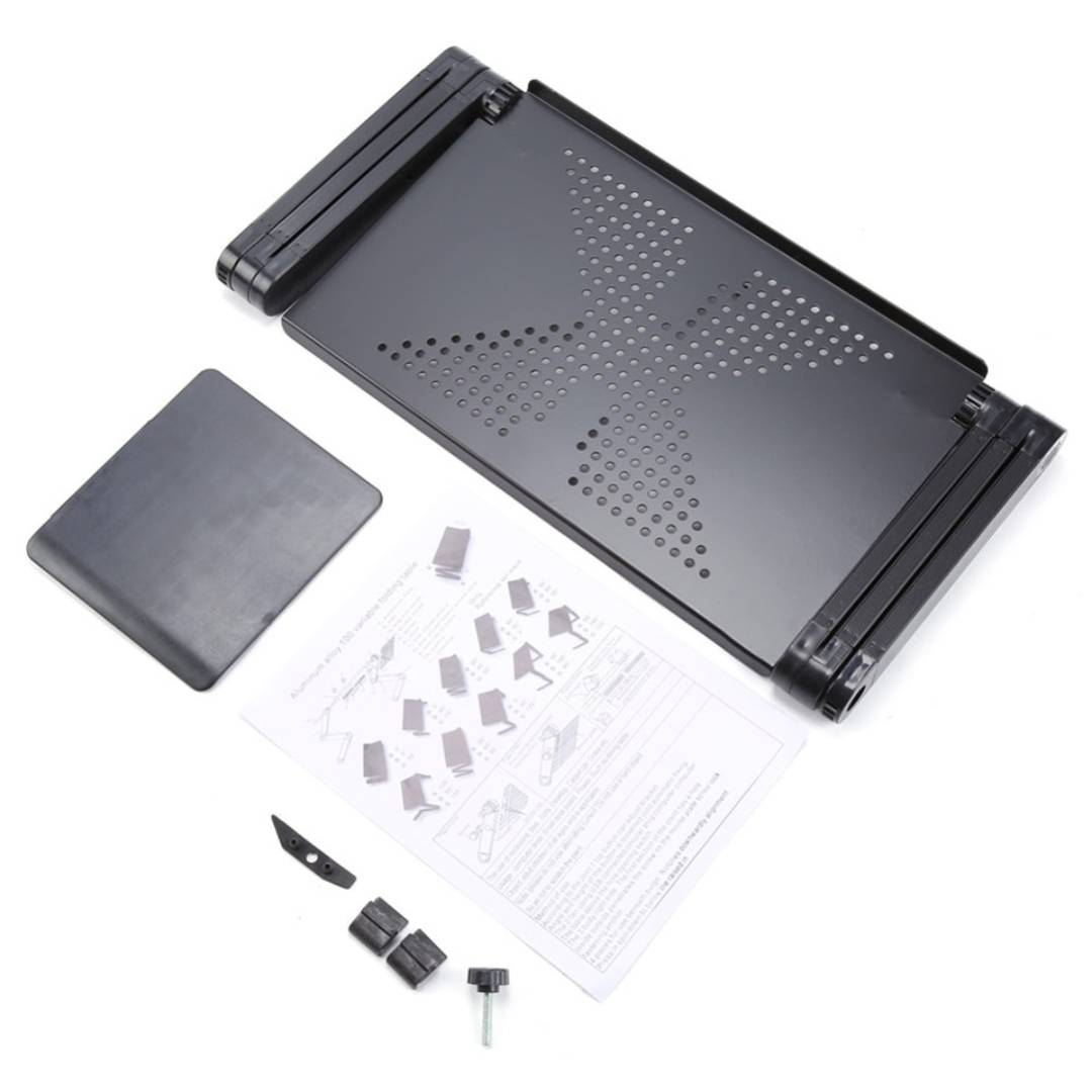 Laptopstativ Justerbart Aluminium Ergonomisk Skrivbordsskiva