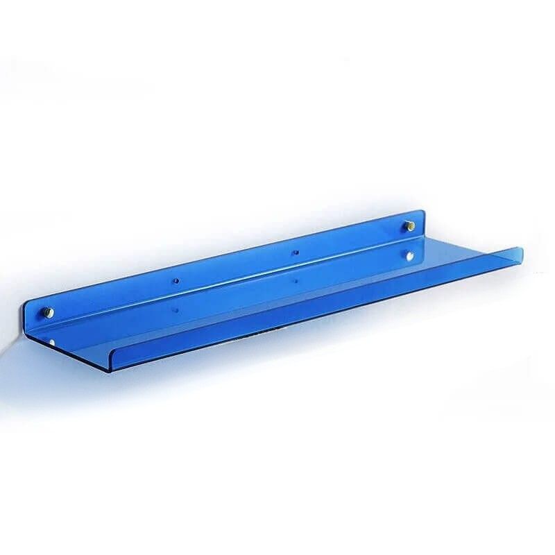 RetroCraft – Svävande utställningshylla med 80-talsinspirerad design och transparent struktur