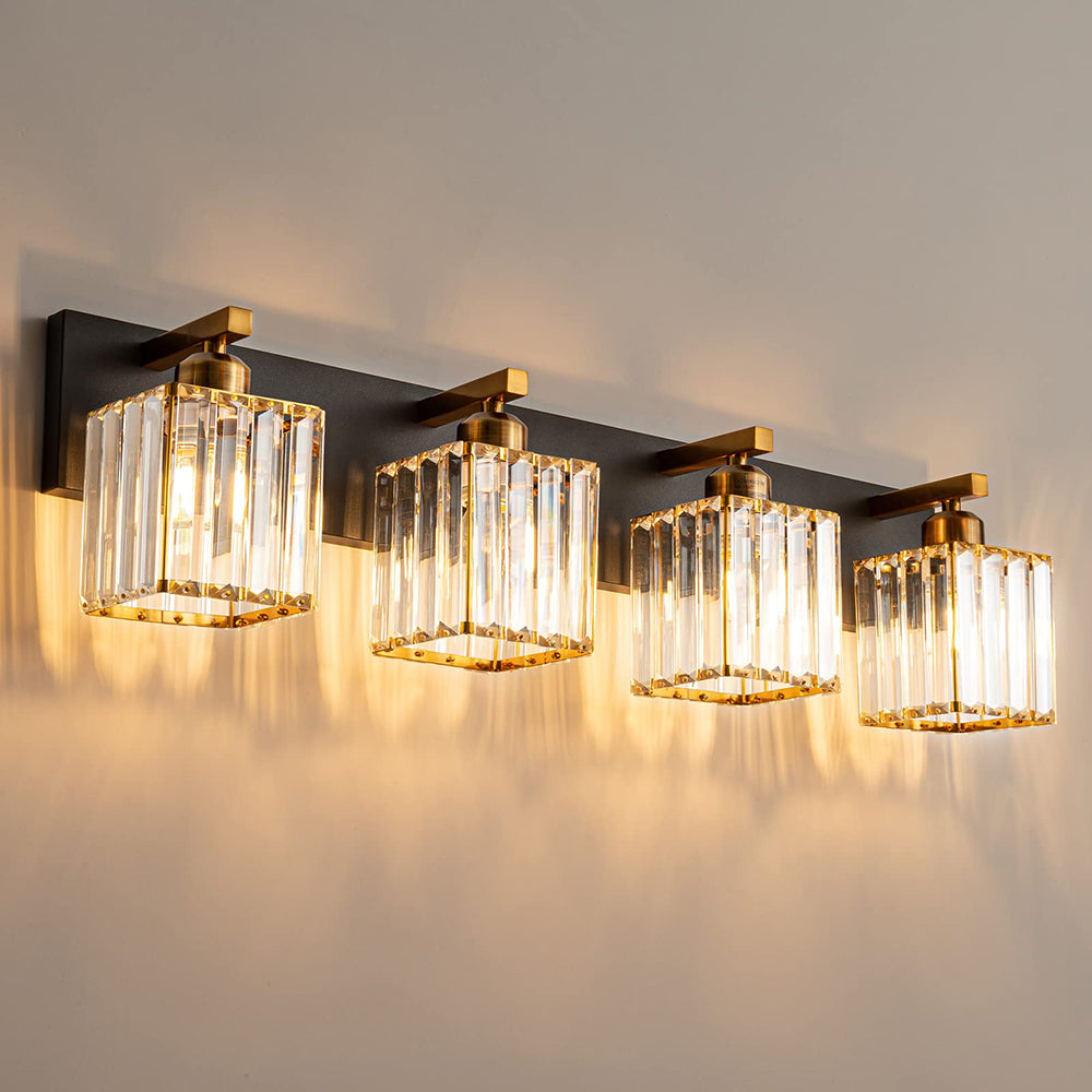 Kirsten Design LED Vägglampa Tvålampad Kristall Badrum