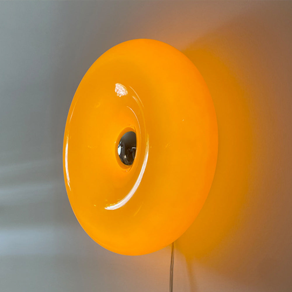Vägglampa Modern Glas Rund Vägglampa
