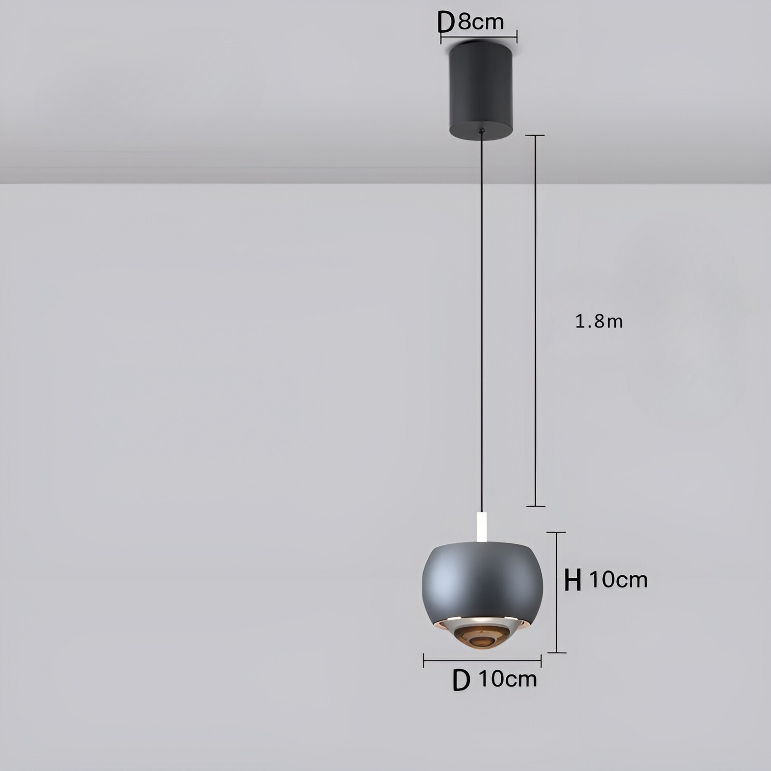 OrbitGlow Lampa - Modern LED Pendellampa