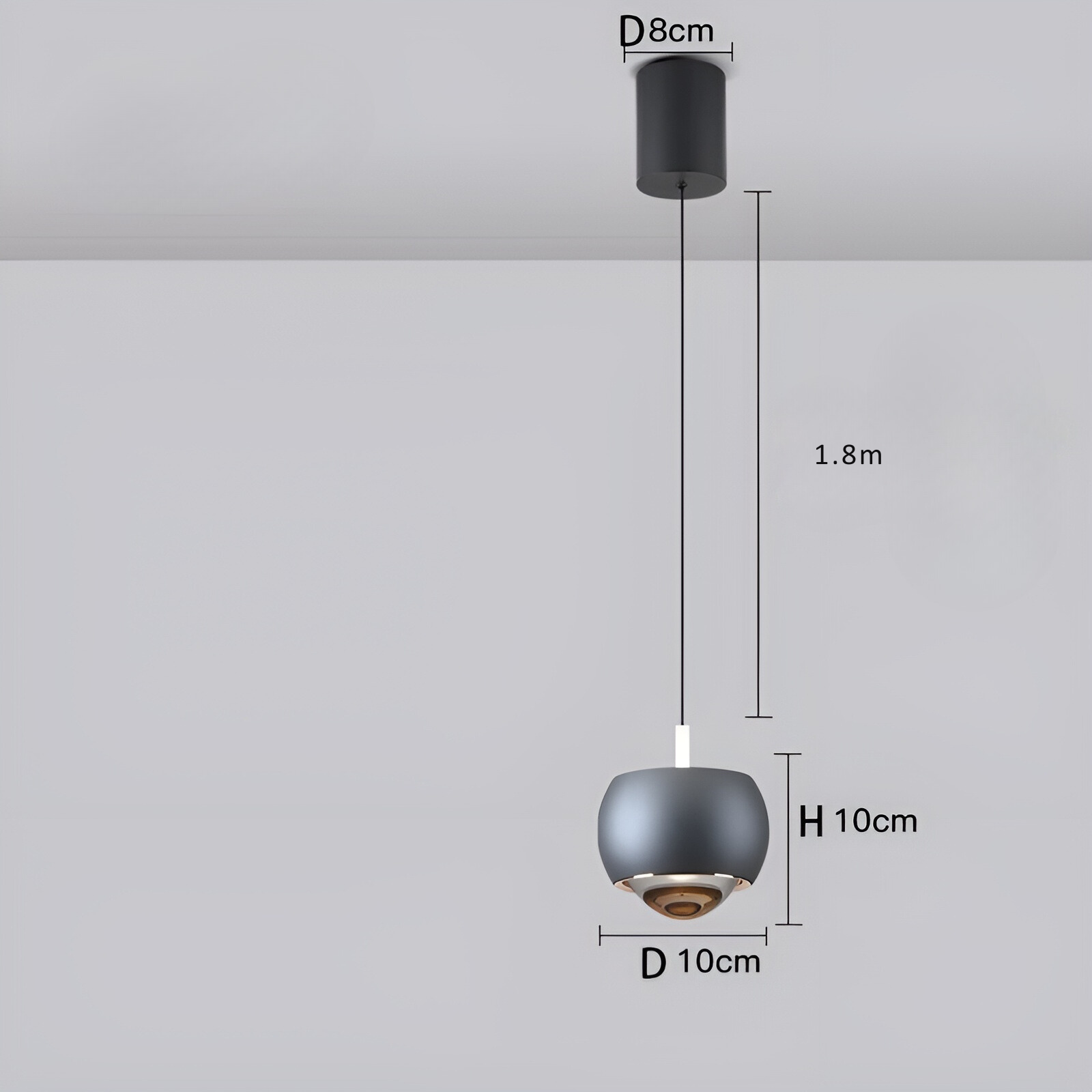 OrbitGlow Lampa - Modern LED Pendellampa