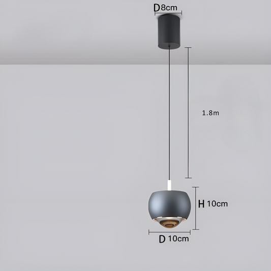 OrbitGlow Lampa - Modern LED Pendellampa