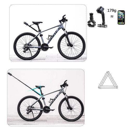 Camsteer Premium Cykel Baksetefäste – Fånga episka åk med tredjeperson GoPro/Insta360-vyer, passar Hero 13 till DJI 5