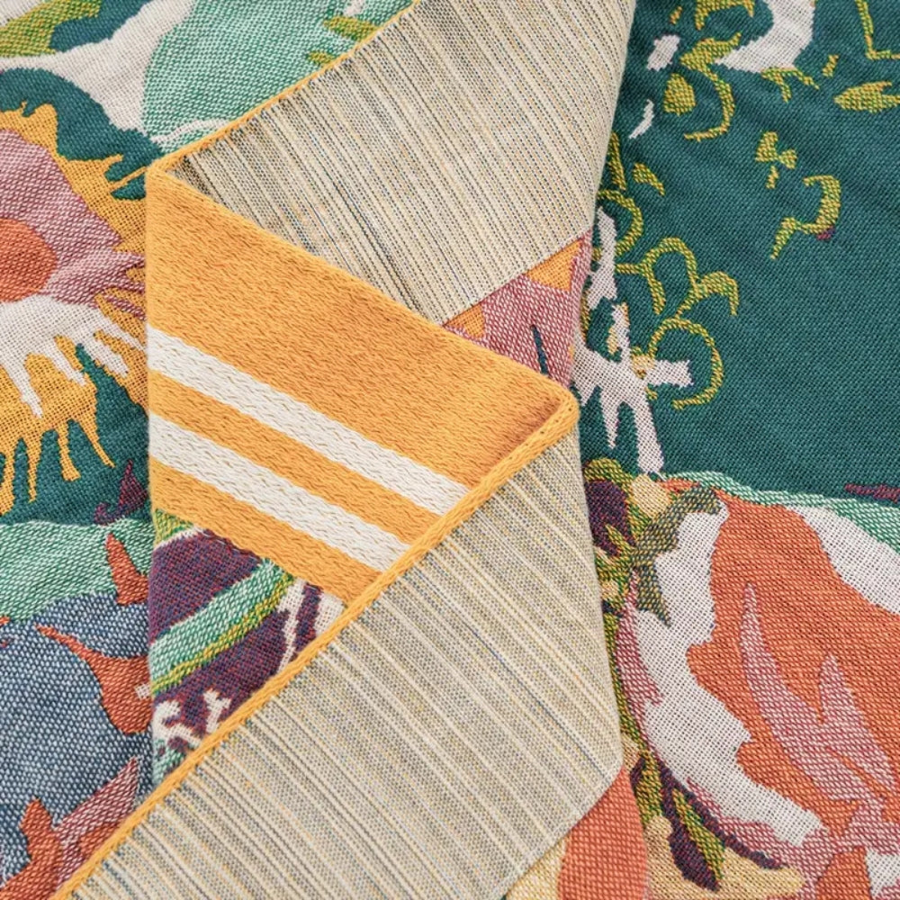 Sienna Floral Bloom Bomullsfilt