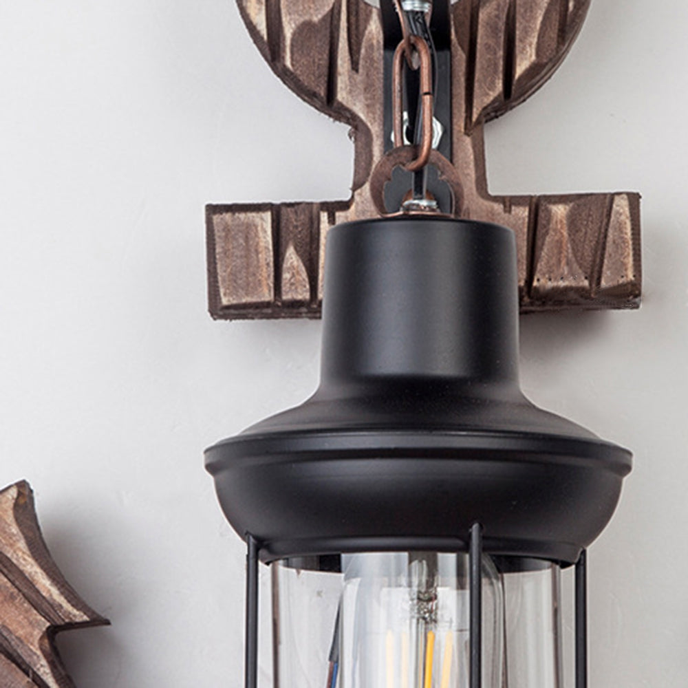Austin Vintage LED Vägglampa - Anker, Mat- / Vardagsrum, Metall/Trä