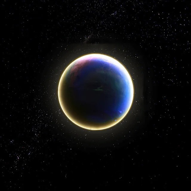 LunaGlow - Modern Månvandlamp