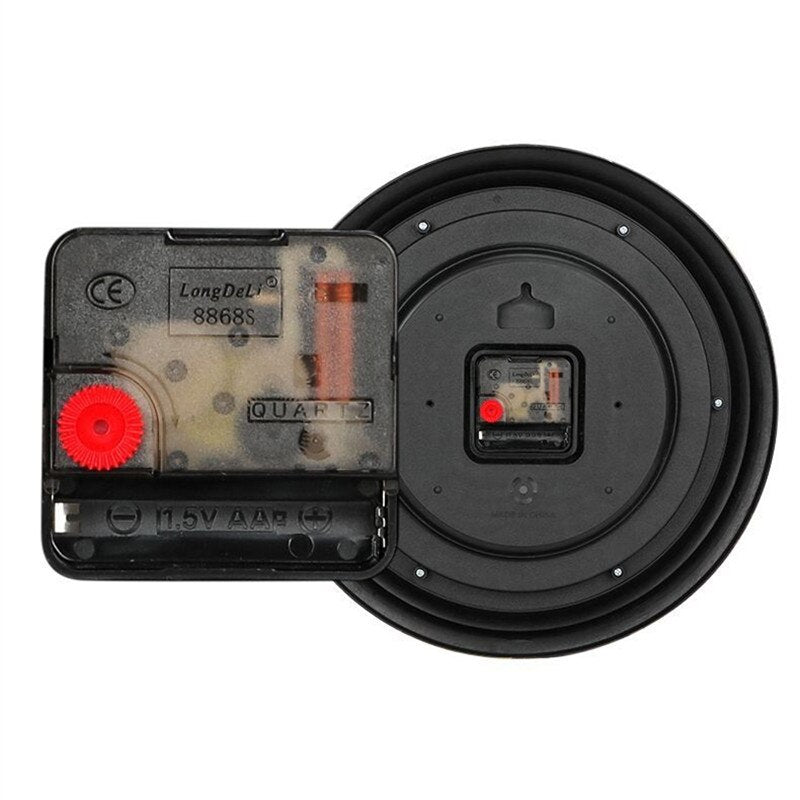 Vintage Houtlook Väggklocka