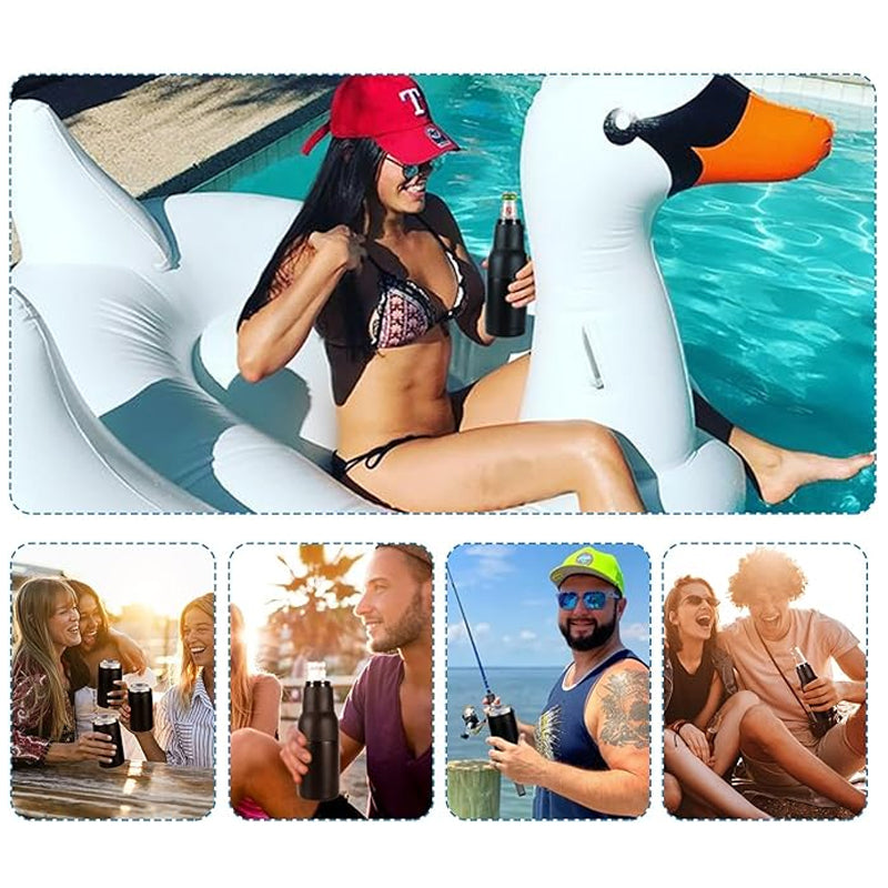 Carvallo - Ölflaskor och burkkylda med ölöppnare