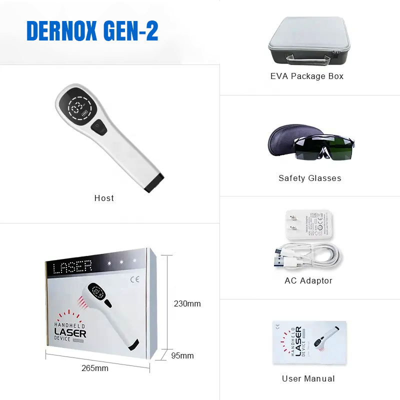 Uppgraderad Kalla Laser Röd Ljus Terapi Enhet