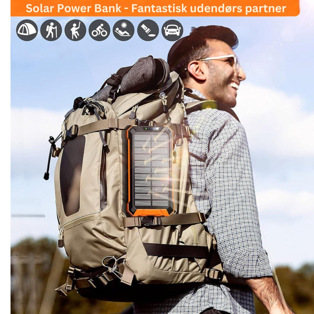 Carvallo - Solkraftbank Med Flera Laddportar