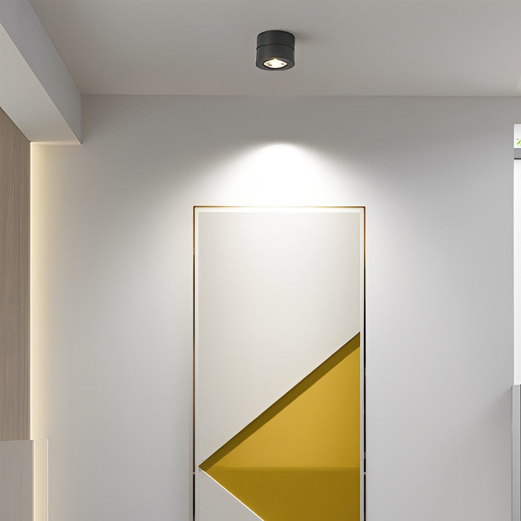 LichtVisie - Rund Fällbar Justerbar LED Nordic Spotlights Inbyggd Taklampa