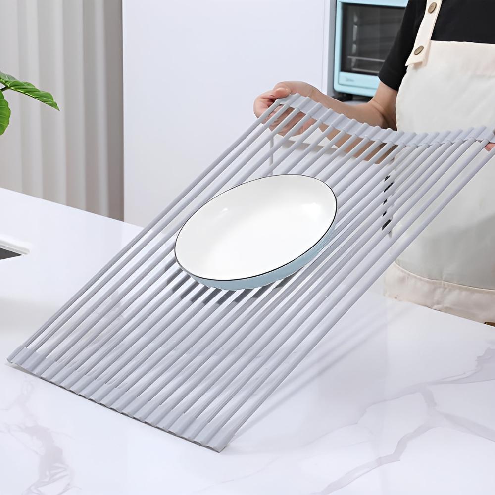 Racks for drying dishes in stainless steel