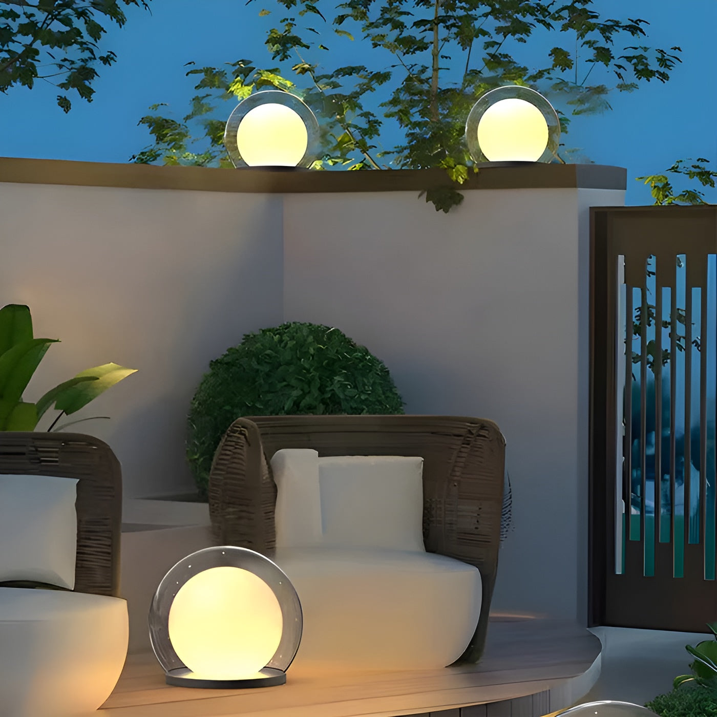 Utomhus-COLUMN lampa - Elegant utomhusbelysning för gård och trädgård