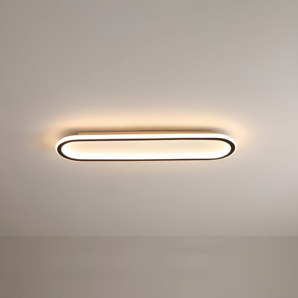 LED-taklamps i oval form – Elegant modern design för hall och entréområde