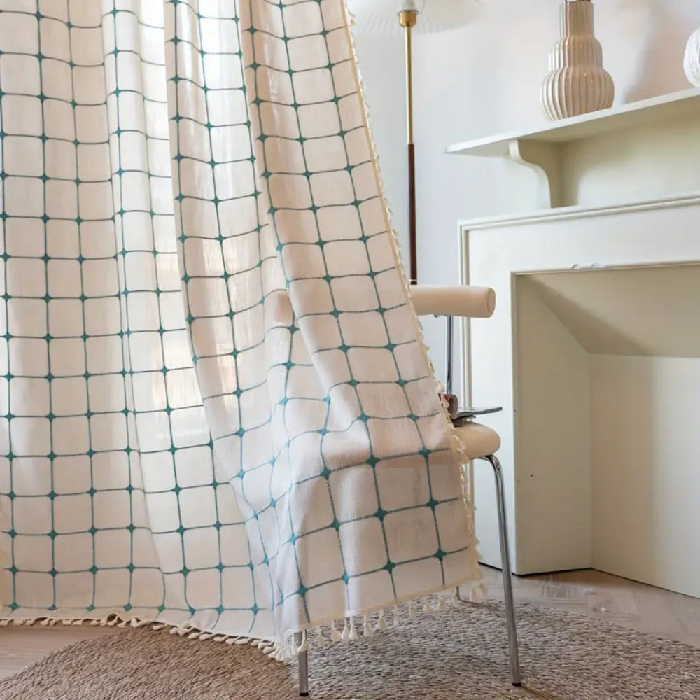 Turkos Galler Boho Fransgardin