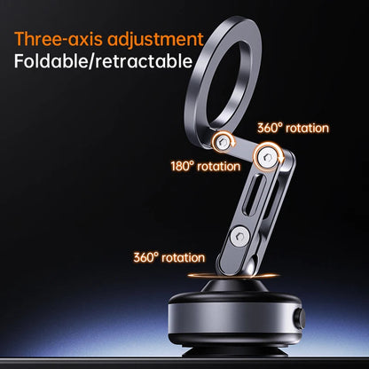 360° Rotation Vakuum Magnetisk Biltelefonhållare