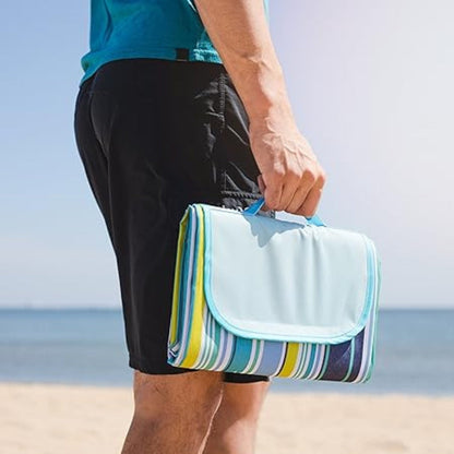 Sand Säkert Stor Fällbar Picknickmatta