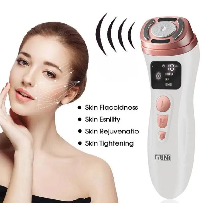 Hem RF Hud Föryngring - Bärbar Mini Ultrasound RF Enhet