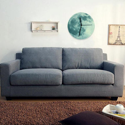 MoonGlow – Glow Dark Moon-inspired wall clock with night lighting