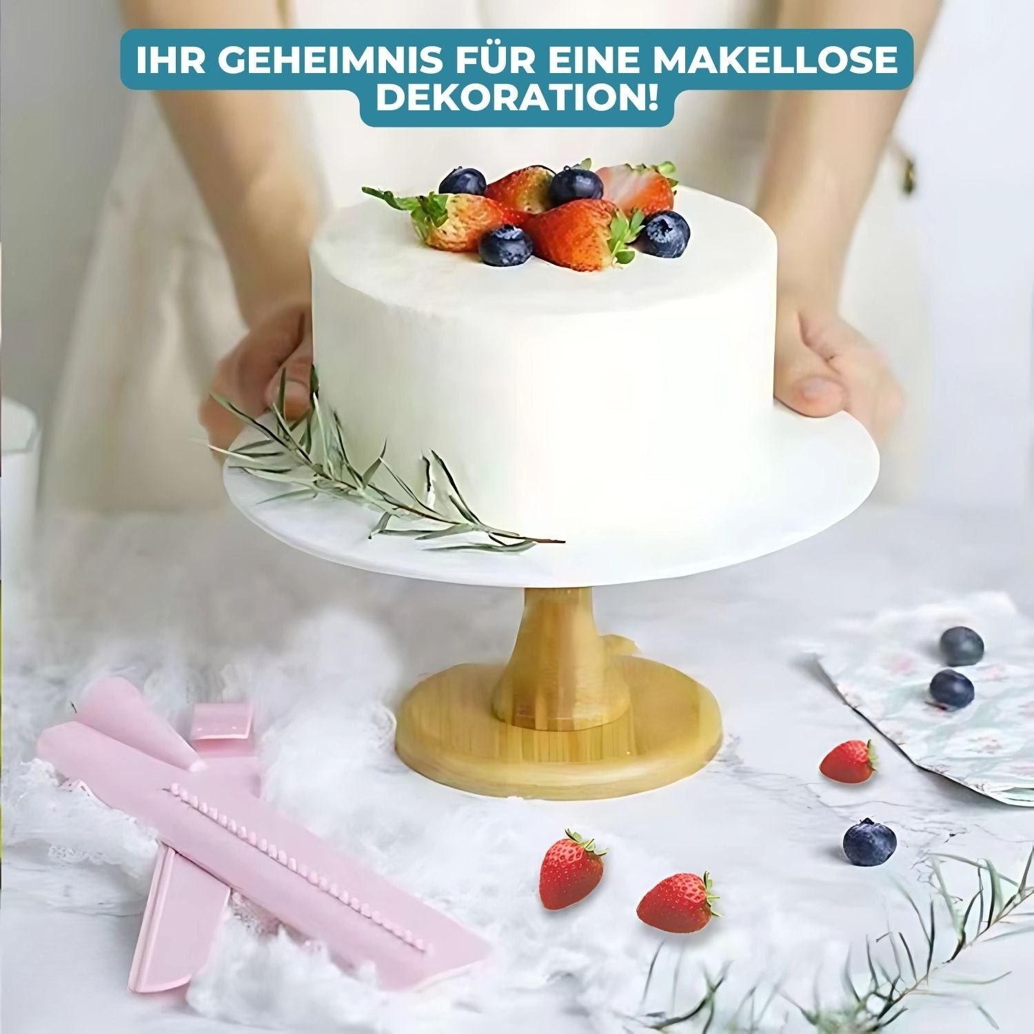 Carvallo - Justerbar tårtskyffel och utjämnare