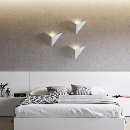 DriehoekLjus - Minimalistisk LED Vägglampa 3W | Innerv lighting