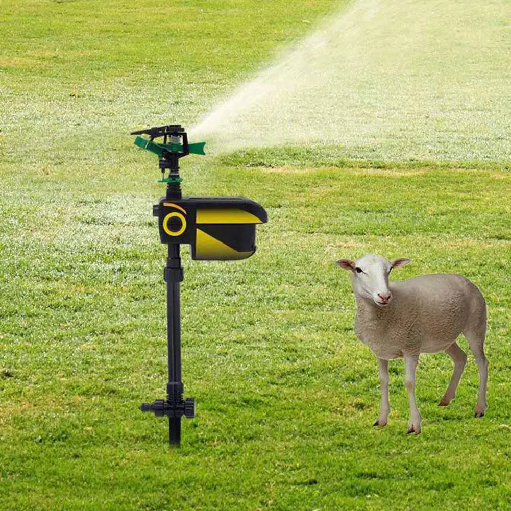 Automatisk rörelsedetektorerad djuravskräckande trädgårdssprinkler - Djur sensor utomhus gräsmatta vattensprinkler