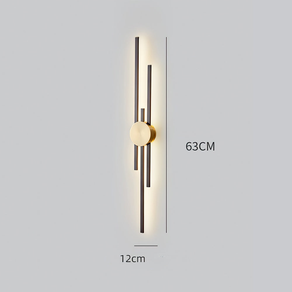 Vägglampa Modern LED Järn Vertikal Armatur