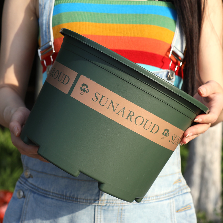 Robust planter av plast – Väderbeständig blomkruka för trädgård och balkong