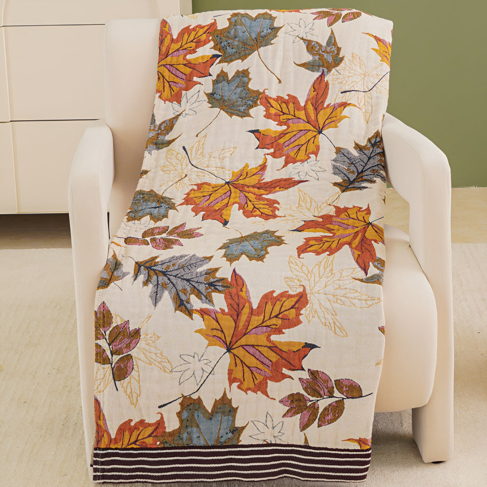 Lönnblad bomullsfilts