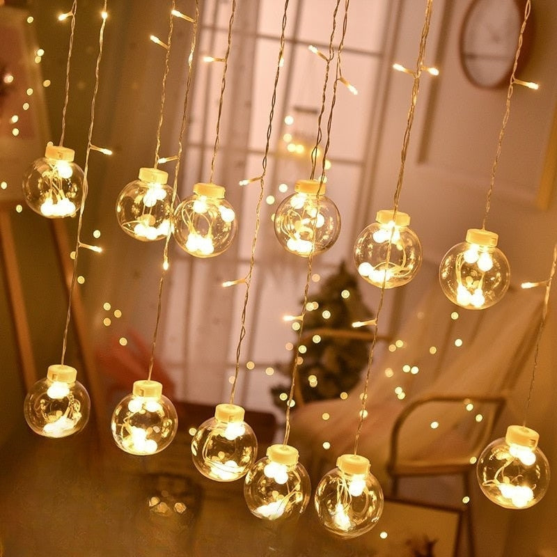 Carvallo – Stjärnformade Ljuskedjor med Kaskad-effekt för en Magisk Stämning