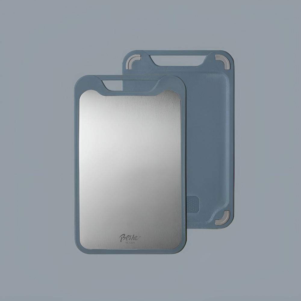 Stilren Dubbel-Sidig Rostfritt Stål Skärbräda