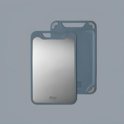 Stilren Dubbel-Sidig Rostfritt Stål Skärbräda