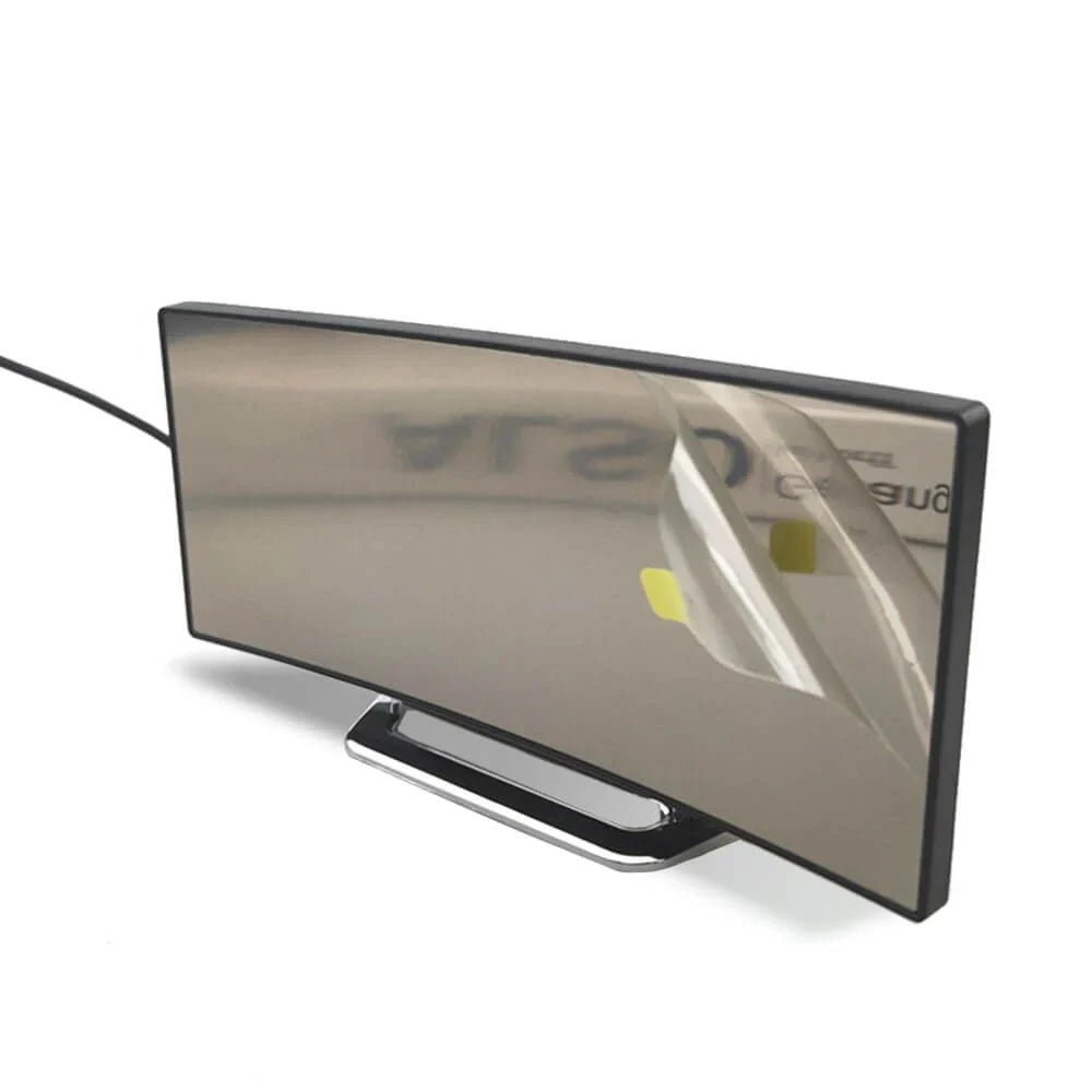 Svängd LED-digital väckarklocka i modern stil