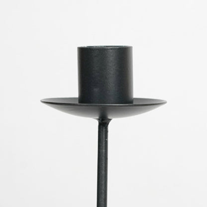 Skulpterad Vågig Järn Ljus hållare