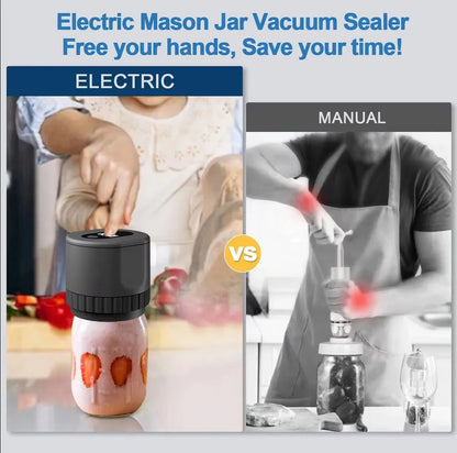 Elektrisk Mason Jar Vakuumförsegling