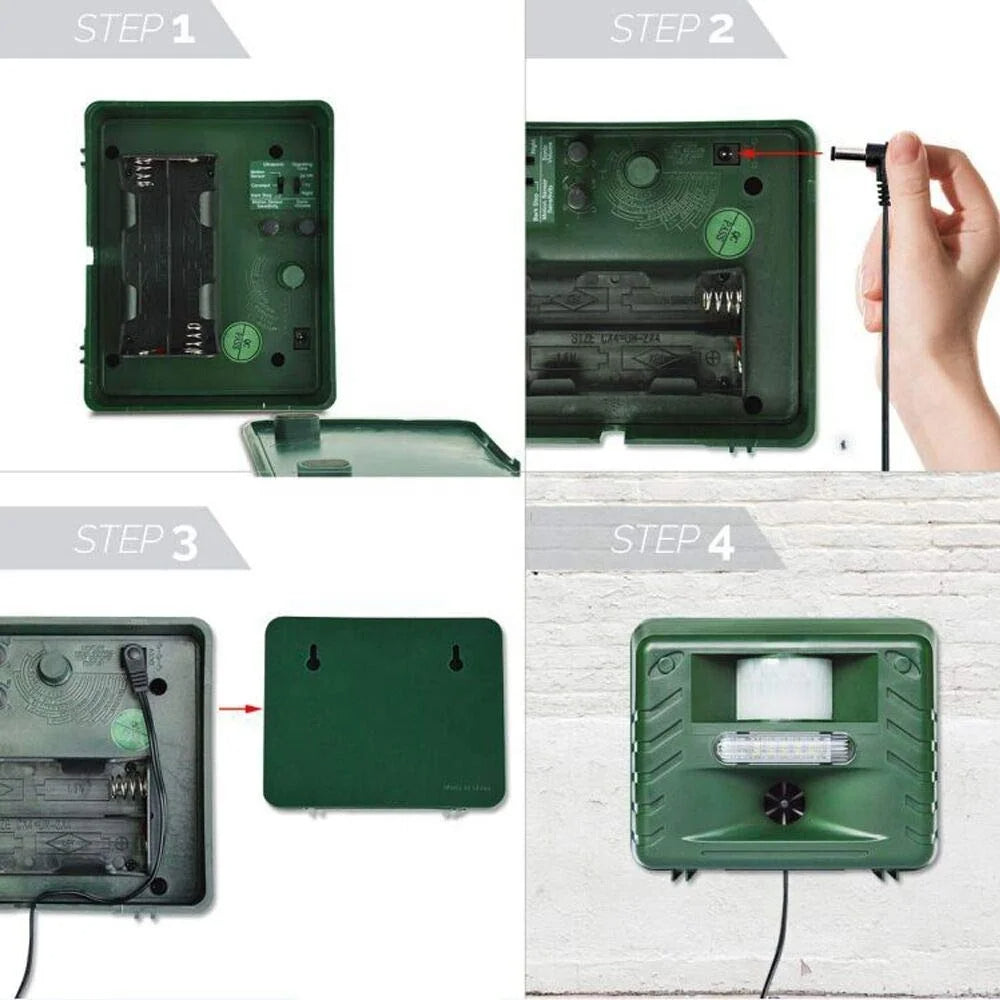 Hackspett Ultraljud Avskräckare för Effektiv Fågelkontroll - Bli Av Med Hackspettar