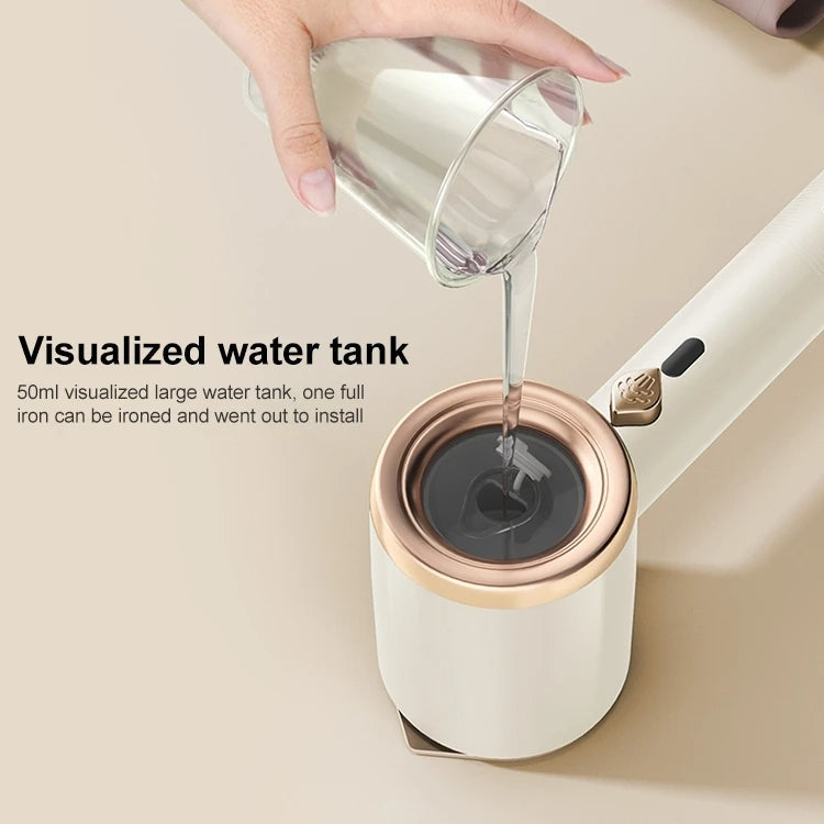 Bärbar handhållen klädångare