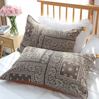 Eleganta Bomull Kuddöverdrag – Traditionell Arv Utseende