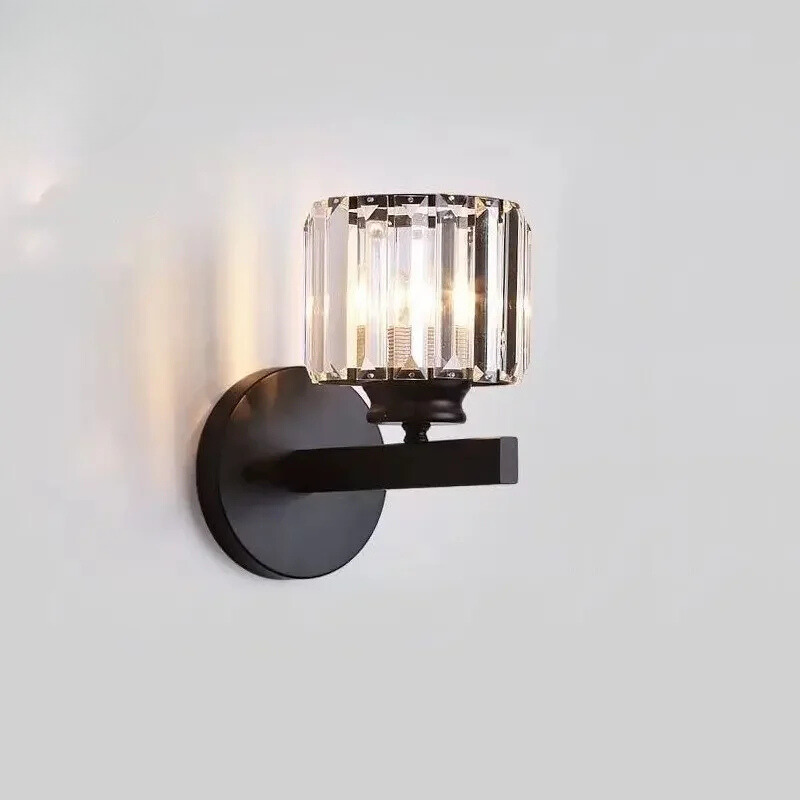 CrystalLuxe - Modern kristall LED vägglampa