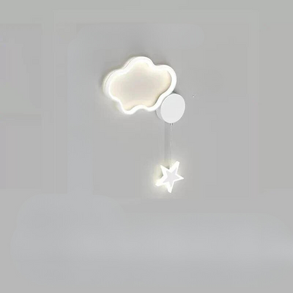 LumiDroom - Moln Stjärna Måne LED-Vägglampa