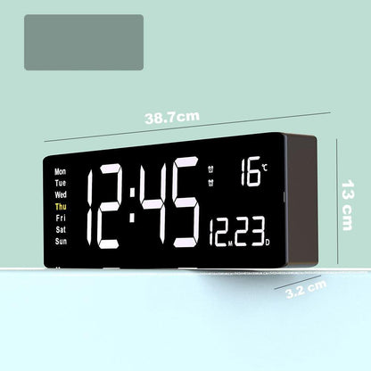 Carvallo - Elegant digital klocka med ljus skärm och modern design för varje rumsinredning