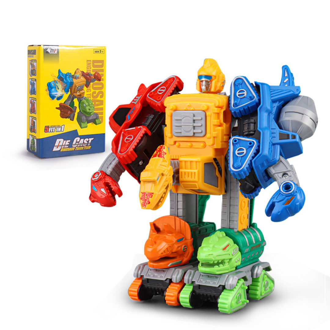 5i1 Transformer Bil Spel Set