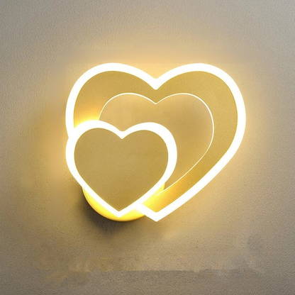 HeartWall Vägglampa - Kreativ LED Stämningsbelysning