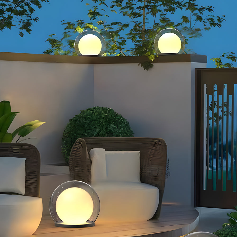 Utomhuspelarlykta med sleek minimalistisk design