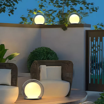 Utomhuspelarlykta med sleek minimalistisk design