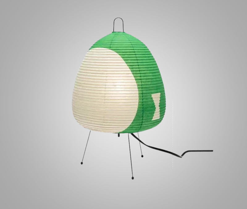 LumiZen – Japansk Pappers Taklampa i Retro Stil, Traditionell Belysning för Sovrum och Vardagsrum