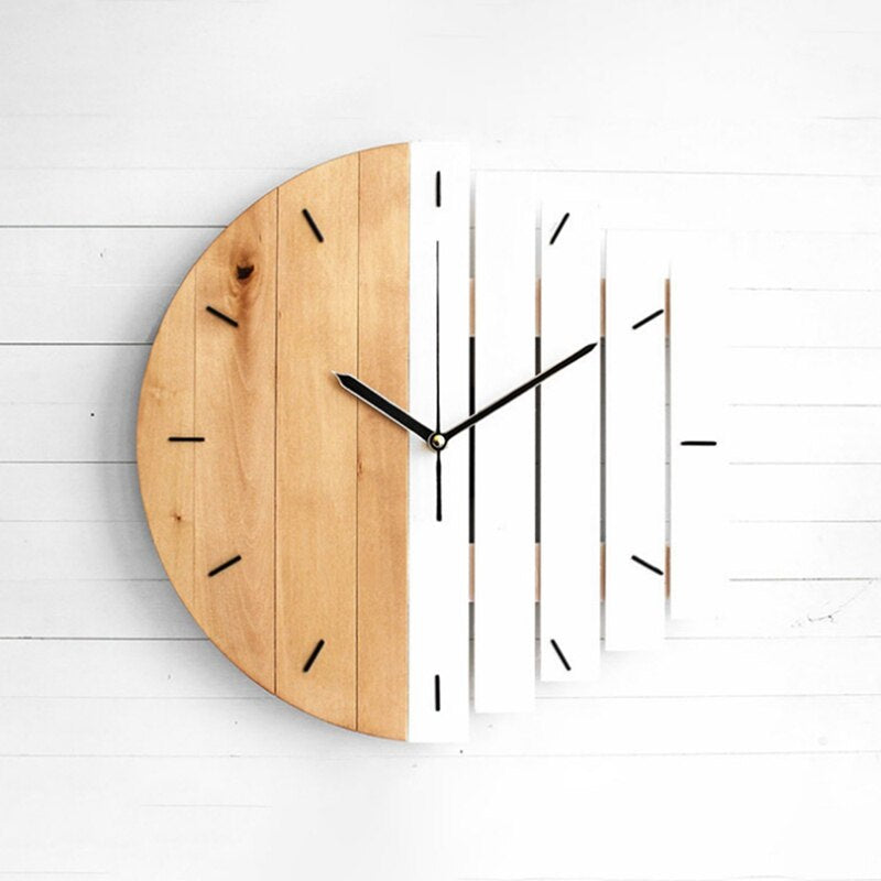 Naturlig Wooddesign Väckarklocka