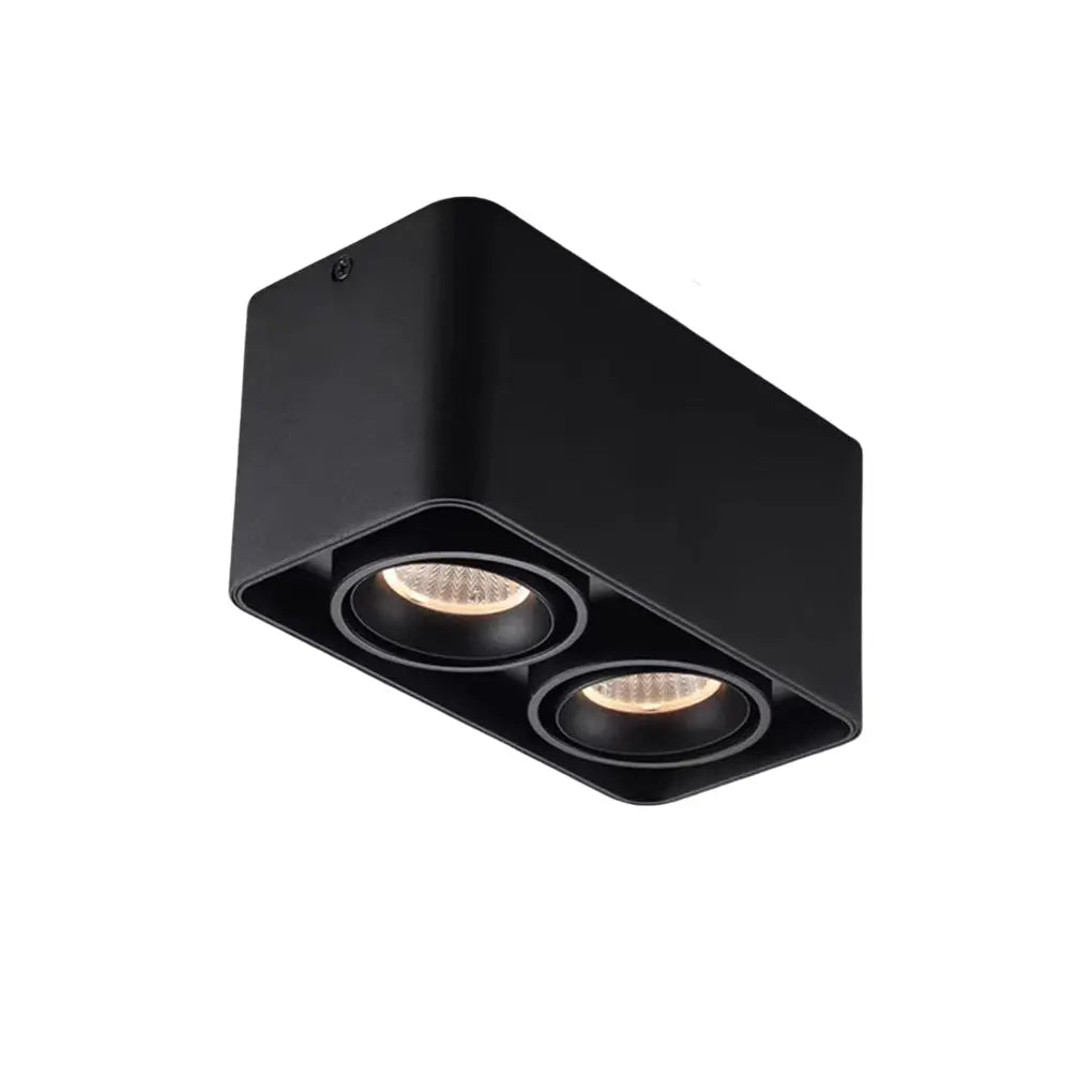 Carvallo - Justerbar fyrkantig taklampa med LED-belysning i tre dimningsnivåer